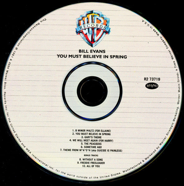 You Must Believe In Spring (CD) | Near Mint (NM) Near Mint (NM) - JAZZ / USED *NEAR MINT*