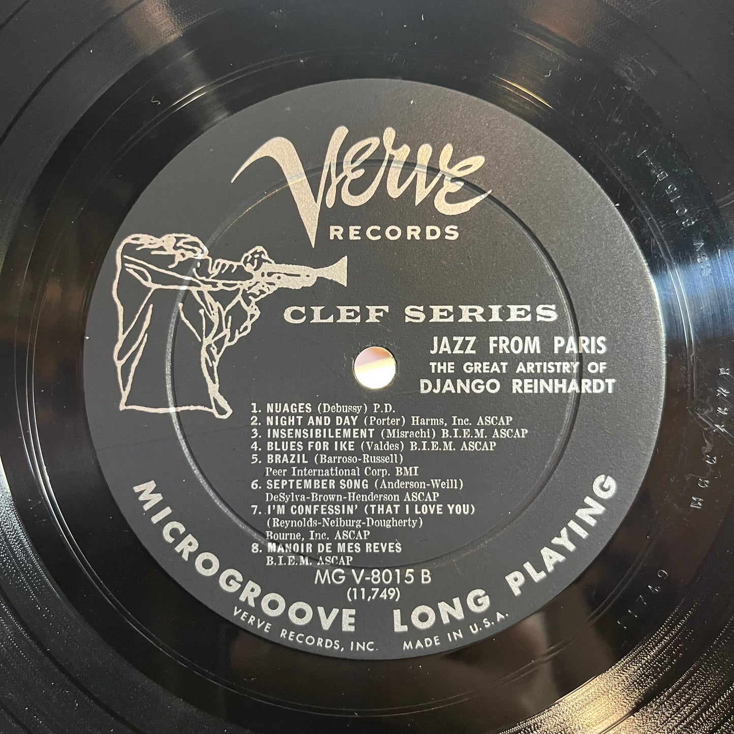 Jazz From Paris (VINYL) | Very Good Plus Plus (VG++) Very Good (VG) - JAZZ / USED *VERY GOOD++*