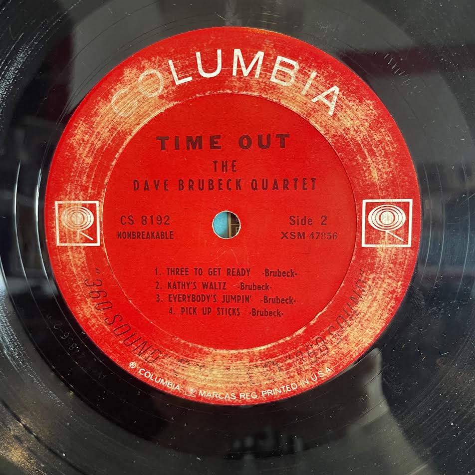 The Dave Brubeck Quartet - Time Out (VINYL) | VERY GOOD PLUS PLUS (VG++) Excellent (EX) - JAZZ / USED *VERY GOOD++*