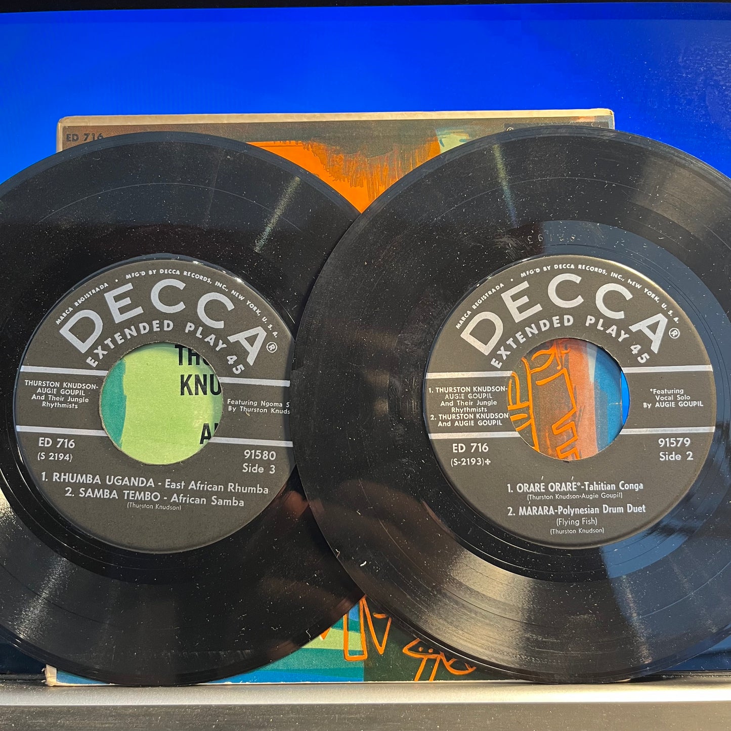 Thurston Knudson - Jungle Drums *2X7"* | - JAZZ / USED *VERY GOOD+*