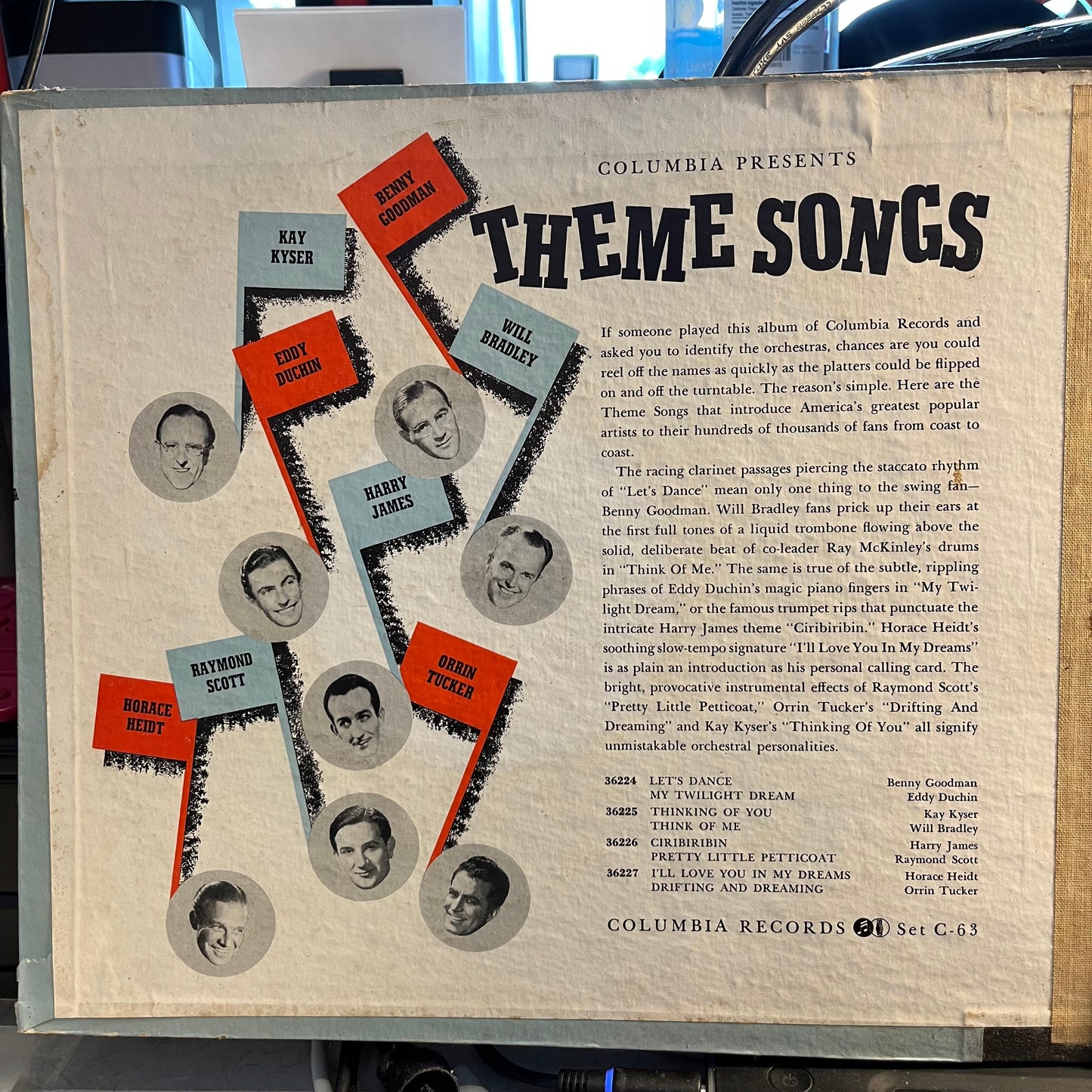 Columbia Presents Theme Songs *4X78 BOOK* | Very Good Plus (VG+) Very Good (VG)