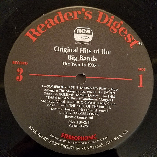 Original Hits Of The Big Bands *BOX* | Very Good Plus (VG+) Very Good Plus (VG+)