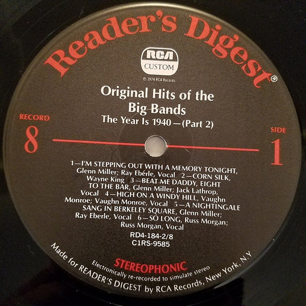 Original Hits Of The Big Bands *BOX* | Very Good Plus (VG+) Very Good Plus (VG+)