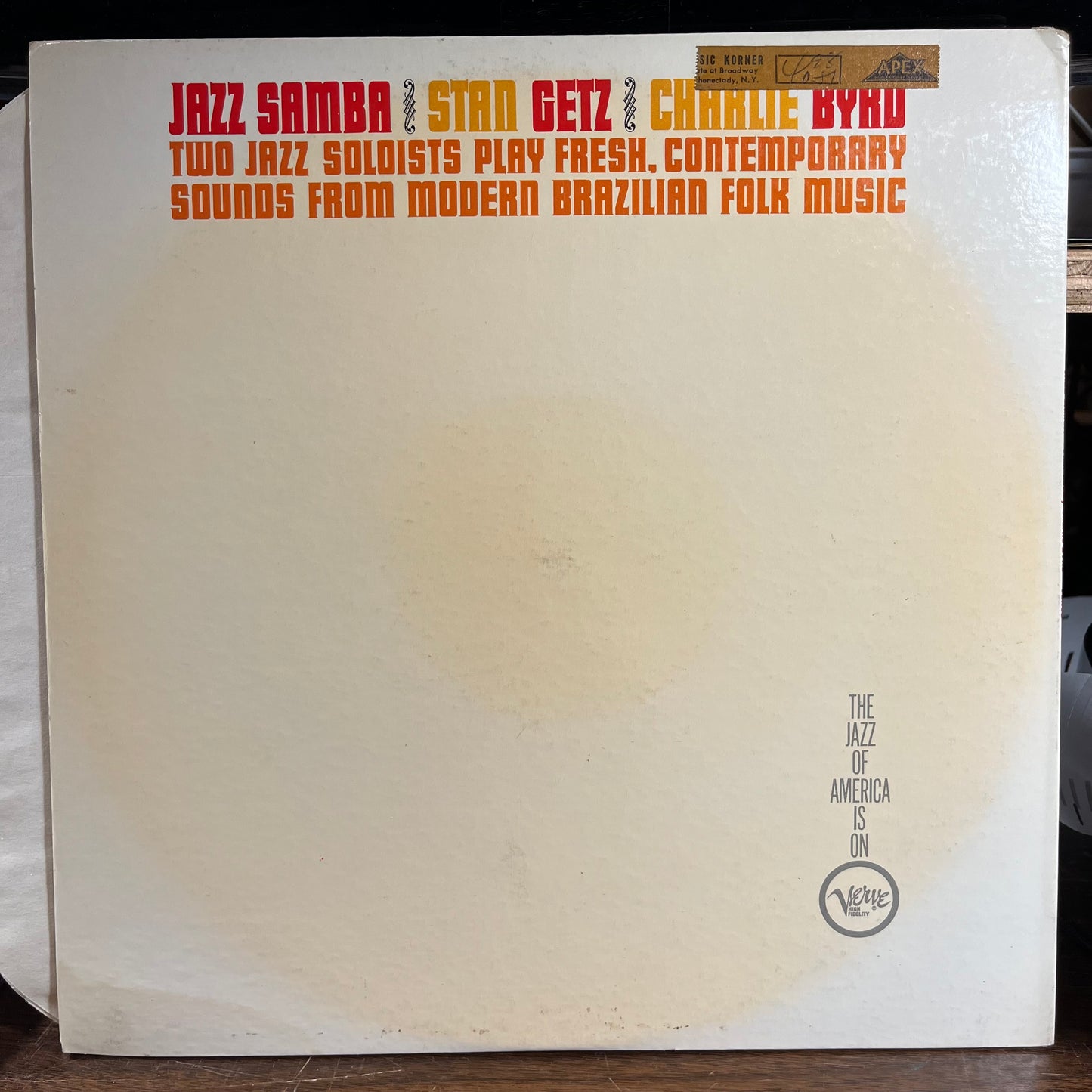 Jazz Samba (VINYL) | Very Good (VG) Excellent (EX) - JAZZ / USED *VERY GOOD*