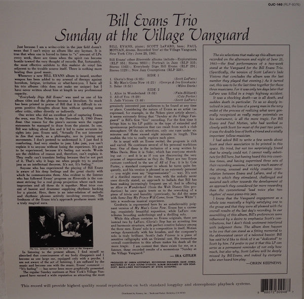 Sunday At The Village Vanguard | Mint (M) Mint (M)