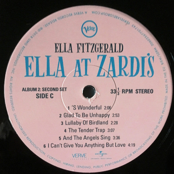 Ella At Zardi's | Mint (M) Mint (M) - JAZZ