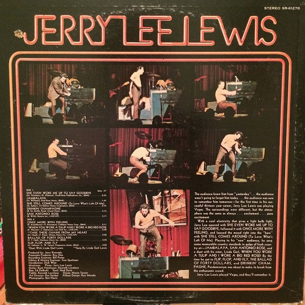 Live At The International, Las Vegas | Very Good Plus (VG+) Very Good Plus (VG+) - COUNTRY / USED *VERY GOOD++*