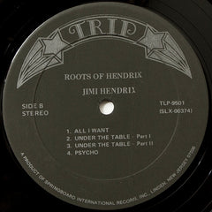 Jimi Hendrix Roots Of Hendrix Trip LP, Album, Pos Near Mint (NM or M-) Very Good Plus (VG+)