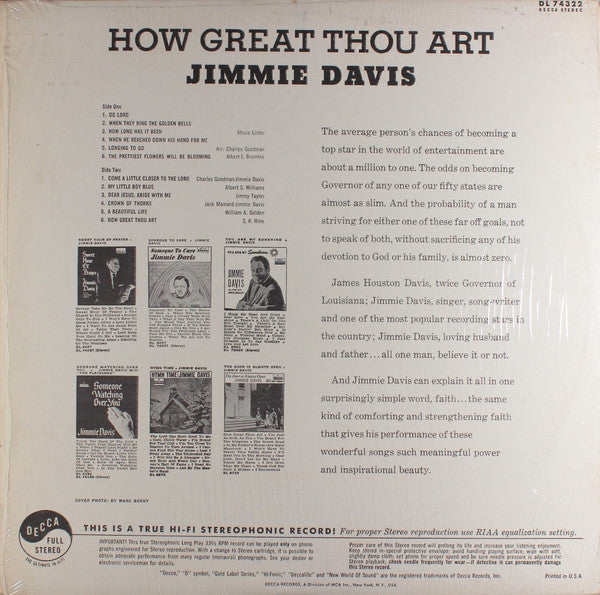 How Great Thou Art | Very Good Plus (VG+) Very Good Plus (VG+)