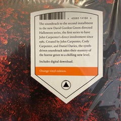 John Carpenter, Cody Carpenter And Daniel Davies Halloween Kills (Original Motion Picture Soundtrack) Sacred Bones Records LP, Album, Ora Mint (M) Mint (M)