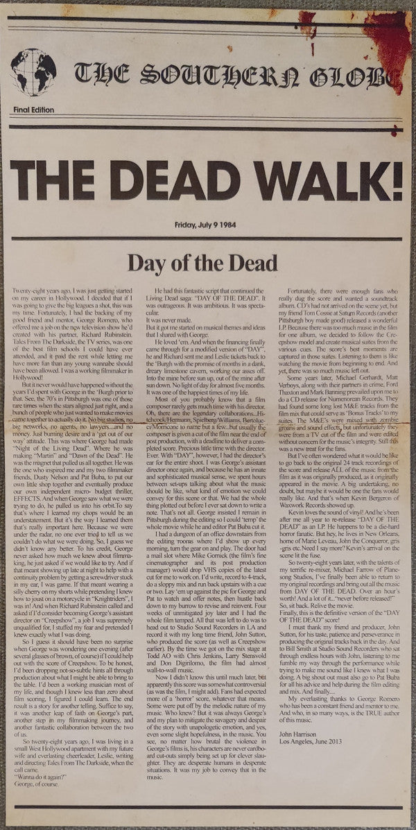 George A. Romero's Day Of The Dead | Mint (M) Mint (M)
