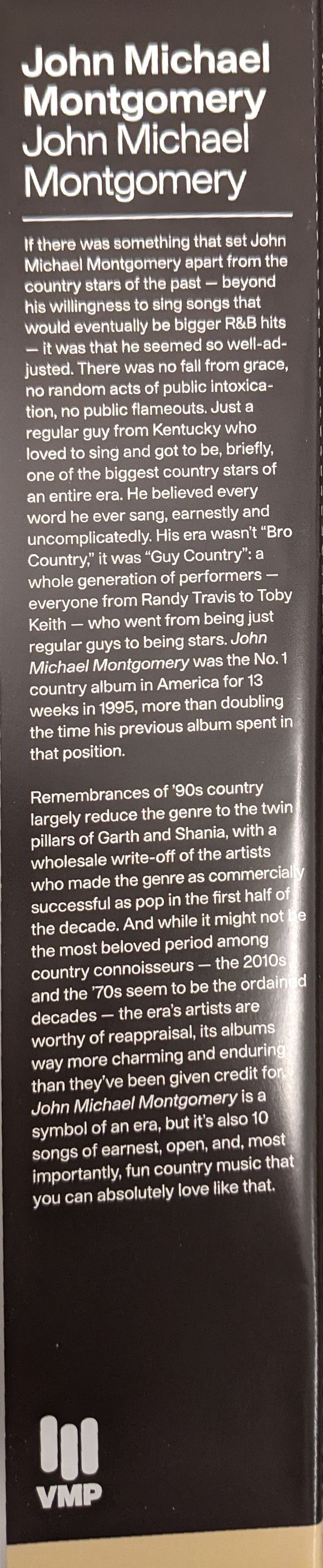 John Michael Montgomery | Mint (M) Mint (M) - COUNTRY *NEW/COLOR/VMP*
