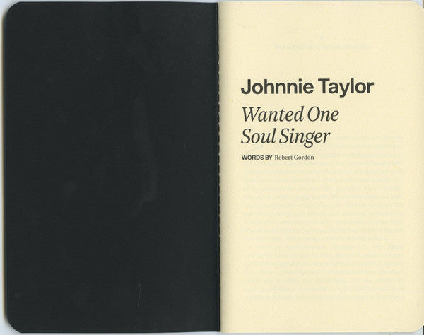 Johnnie Taylor Wanted One Soul Singer Stax, Stax LP, Album, Mono, Club, RE, RM Mint (M) Mint (M)