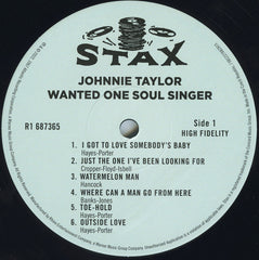 Johnnie Taylor Wanted One Soul Singer Stax, Stax LP, Album, Mono, Club, RE, RM Mint (M) Mint (M)