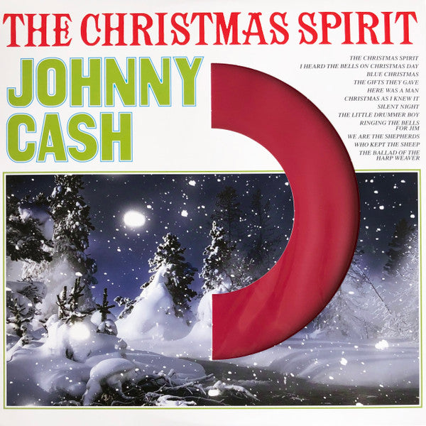 Johnny Cash The Christmas Spirit DOL LP, Album, RE, Red Mint (M) Mint (M)