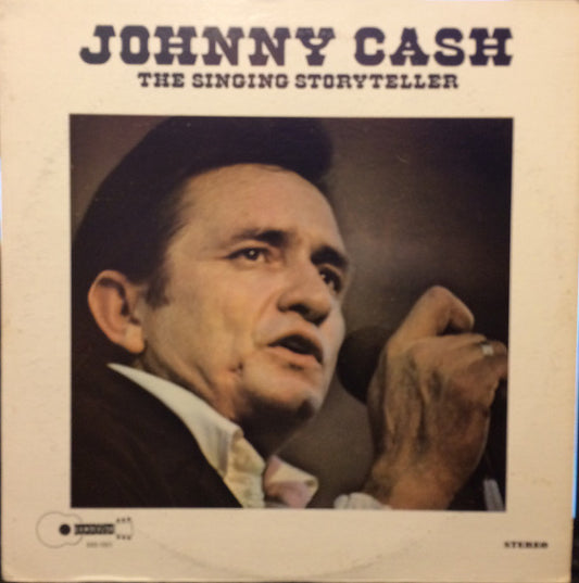 Johnny Cash The Singing Storyteller Buckboard Records LP, Comp Very Good Plus (VG+) Very Good (VG)