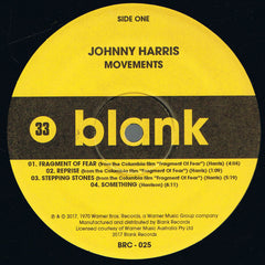 Johnny Harris Movements Blank Recording Co LP, Album, Ltd, RE Mint (M) Mint (M)