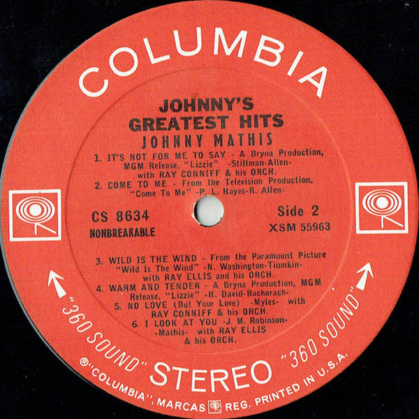 Johnny's Greatest Hits | Very Good Plus (VG+) Near Mint (NM) - POP / USED *EXCELLENT*