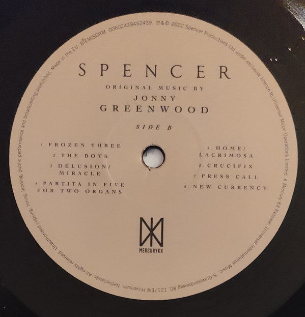 Spencer (Original Motion Picture Soundtrack) | Mint (M) Mint (M)