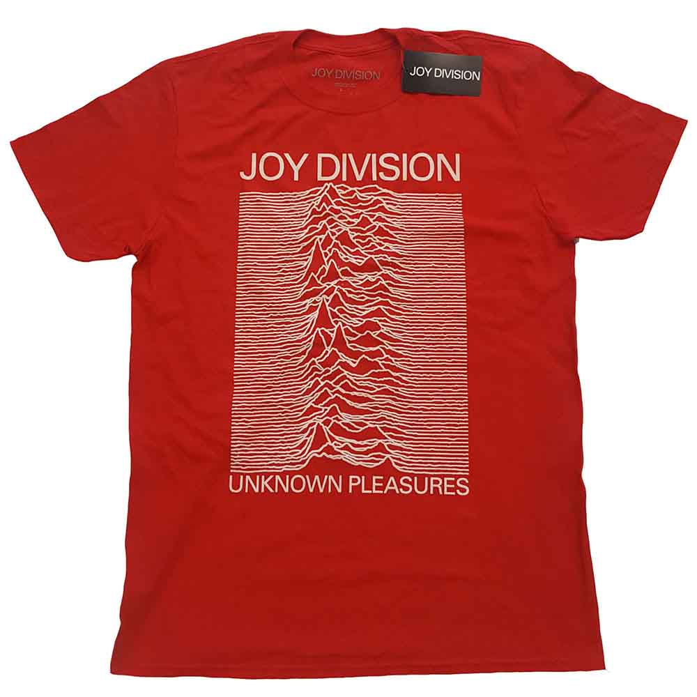 Unknown Pleasures White On Red | Red