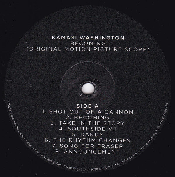 Kamasi Washington Becoming (Music From The Netflix Original Documentary) Young Turks LP Mint (M) Mint (M)