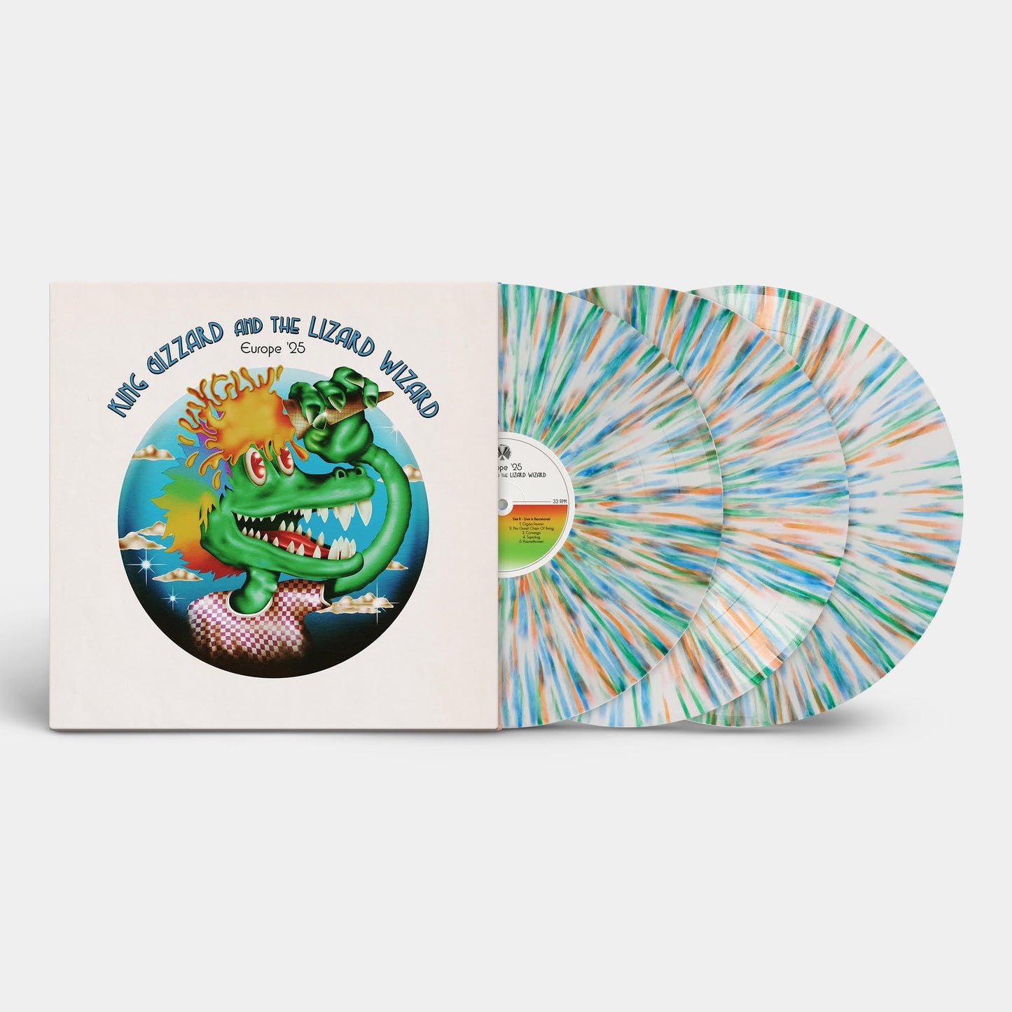 King Gizzard and the Lizard Wizard - (PRESALE 8/7/26) Europe '25 Vol. Ii (GATEFOLD SPLATTER VINYL 3xLP REVERBERATION APPREC 2026) | Mint (M) Mint (M) - ALT/INDIE *NEW/COLOR*