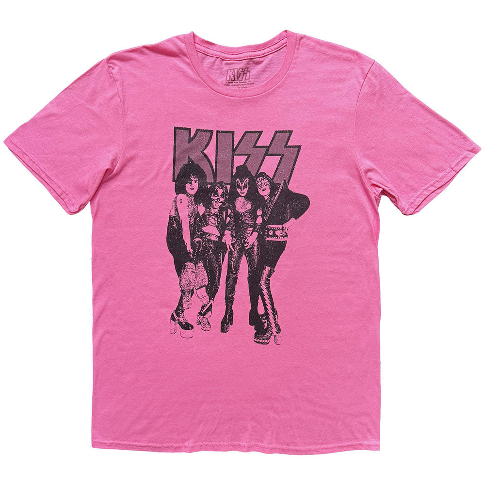 Kiss - Dressed To Kill T-Shirt - Pink |