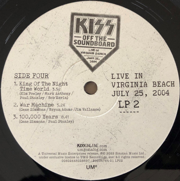 Off The Soundboard Live In Virginia Beach July 25, 2004 | Mint (M) Mint (M)