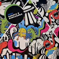 Kokayi Robots & Dinosaurs Vinyl Me, Please LP, Album, Ltd, Num, RE, Gre + LP, S/Sided, Scr Mint (M) Mint (M)