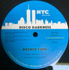 Kozmik Funk Disco Darkness E.P. NYC Records (6) 12", EP, Ltd Mint (M) Generic