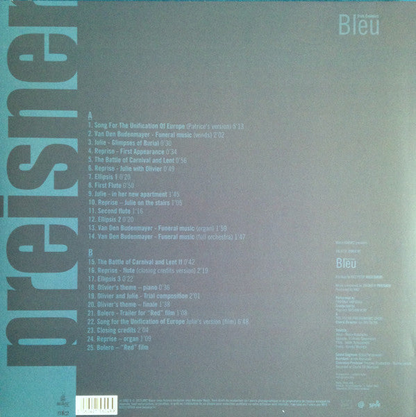 Trois Couleurs Bleu (Bande Originale Du Film) | Mint (M) Mint (M) - SOUNDTRACK