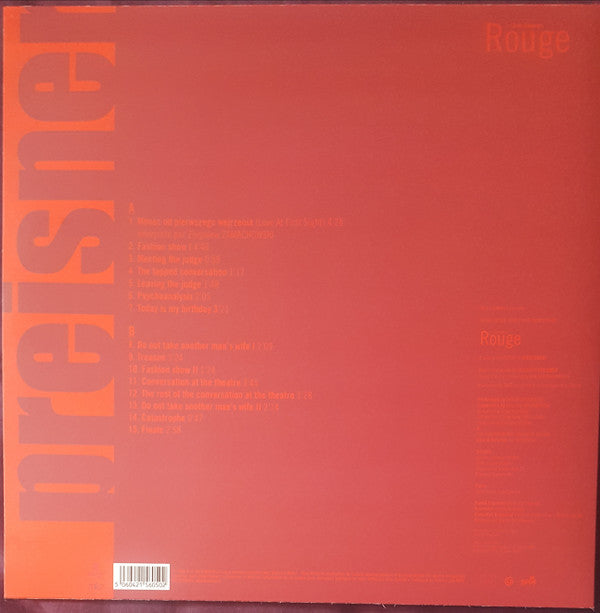 Trois Couleurs Rouge (Bande Originale Du Film) | Mint (M) Mint (M) - SOUNDTRACK *SEALED*