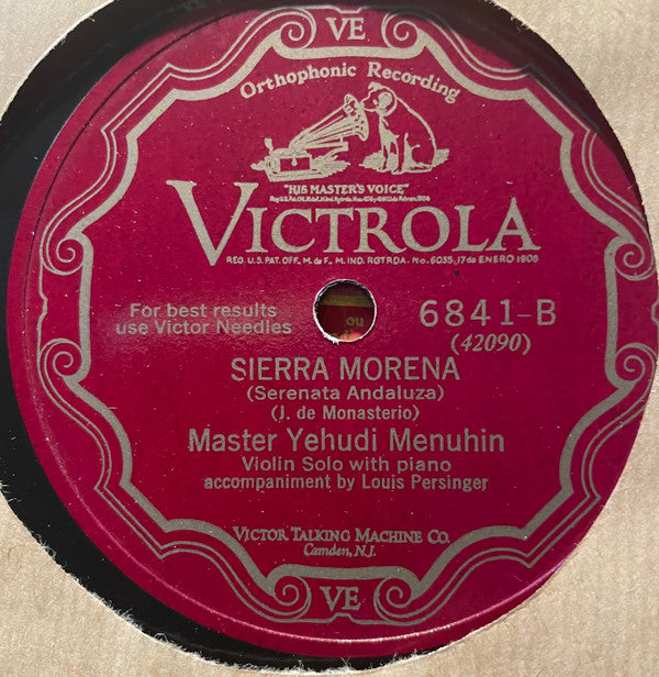 La Romanesca (16th Century Melody) / Sierra Morena (Serenata Andaluza) | Very Good Plus (VG+) Generic