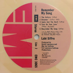 Labi Siffre Remember My Song EMI, EMI LP, Album, Club, Ltd, Num, RE, Yel Mint (M) Mint (M)