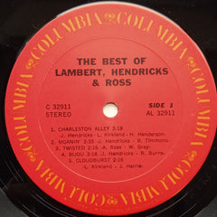 Lambert, Hendricks & Ross The Best Of Lambert, Hendricks & Ross Columbia, Columbia LP, Album, RE Near Mint (NM or M-) Very Good Plus (VG+)