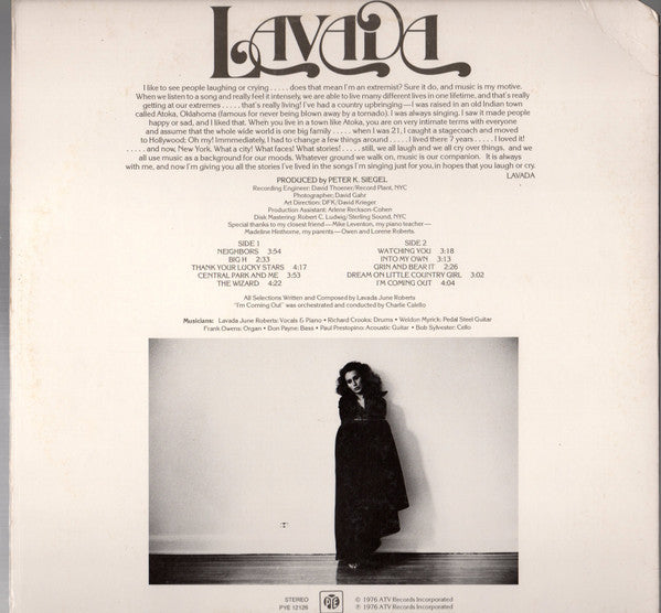 Lavada | Near Mint (NM) Very Good Plus (VG+) - FOLK / USED *NEAR MINT*
