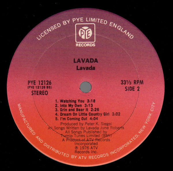 Lavada | Near Mint (NM) Very Good Plus (VG+) - FOLK / USED *NEAR MINT*