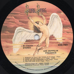 Led Zeppelin Presence Swan Song LP, Album, RE, RM, 180 Mint (M) Mint (M)