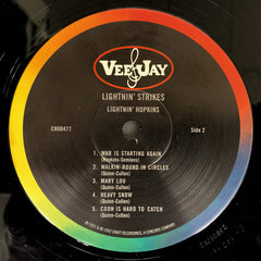 Lightnin' Hopkins Lightnin' Strikes Vee Jay Records LP, Album, Mono, Club, RE, 180 Mint (M) Mint (M)