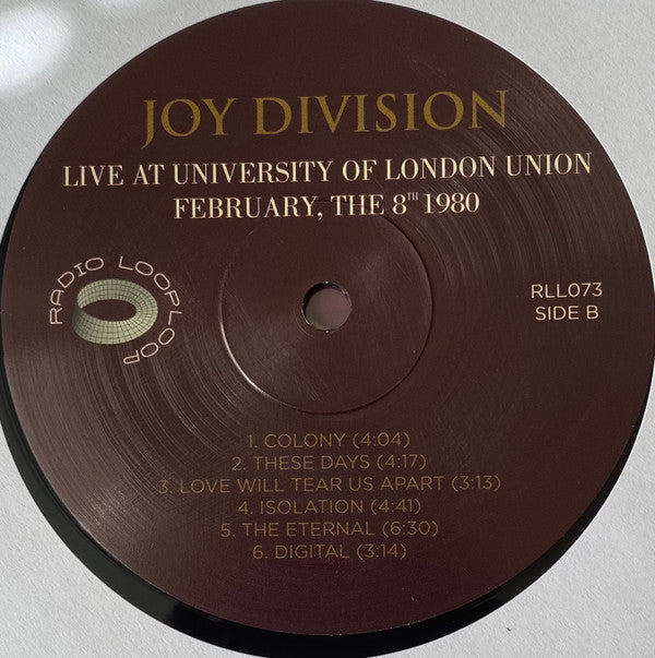 Live At University Of London Union February, The 8th 1980 | Mint (M) Mint (M)