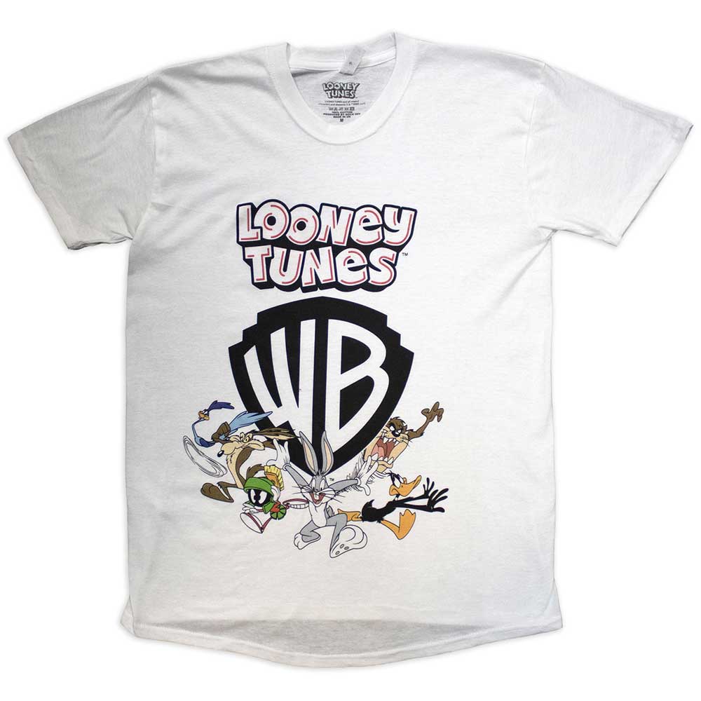 Warner Bros Shield | White