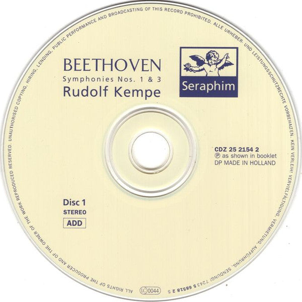 Symphonies Nos. 1 ⬥ 3 "Eroica" ⬥ 5 | Near Mint (NM) Near Mint (NM)