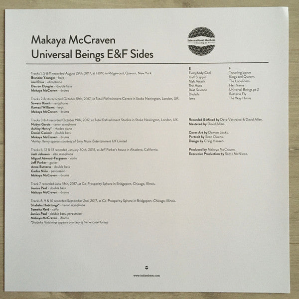 Universal Beings E&F Sides | Mint (M) Mint (M) - JAZZ *NEW*