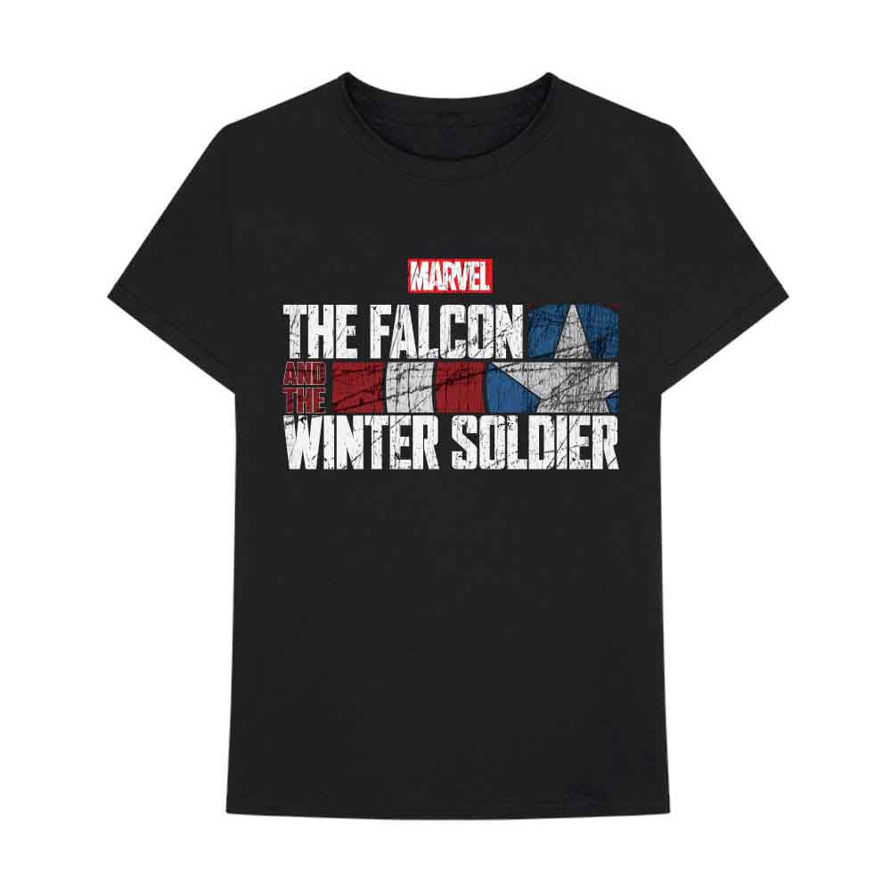 Falcon & Winter Soldier Text Logo | Black