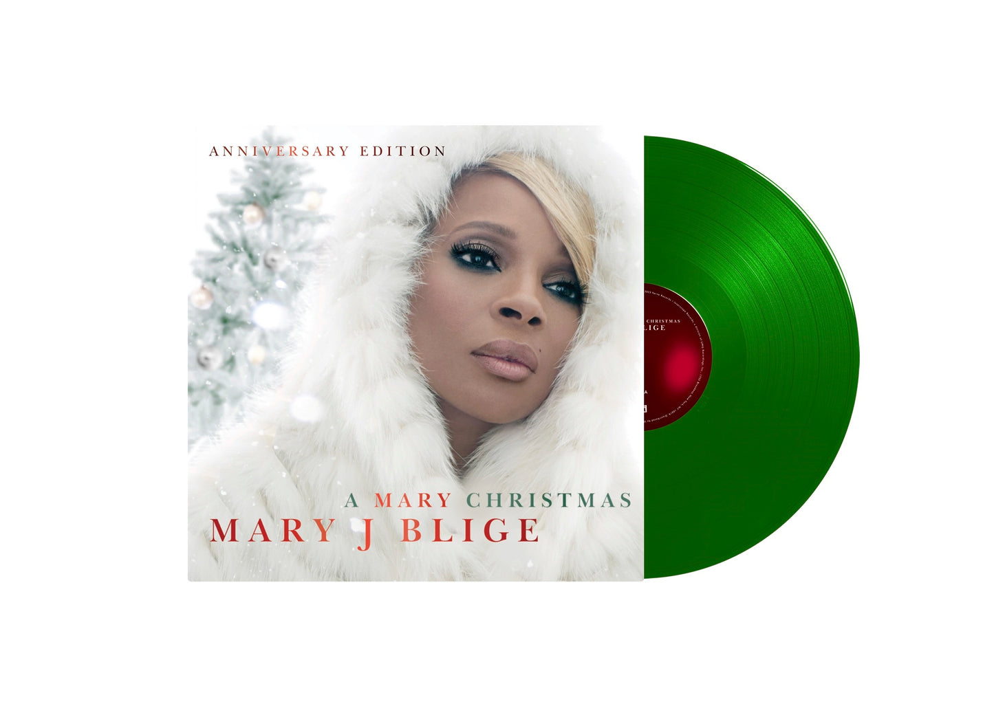 A Mary Christmas (GREEN TRANSLUCENT VINYL) | Mint (M) Mint (M) - HOLIDAY/FUNK *SEALED/COLOR*