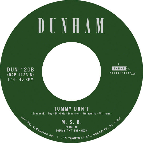 There's a New Day Coming / Tommy Don't | Mint (M) Mint (M)