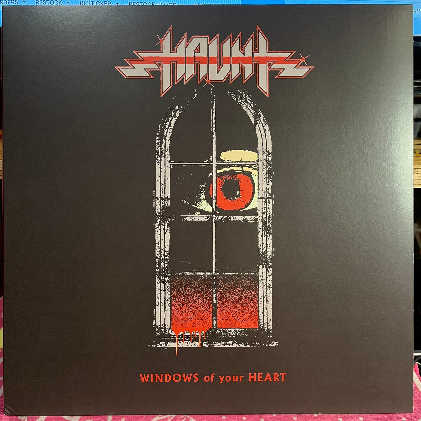 Windows Of Your Heart *HALF BLACK/CLEAR RED SPLATTER* | Mint (M) Near Mint (NM)