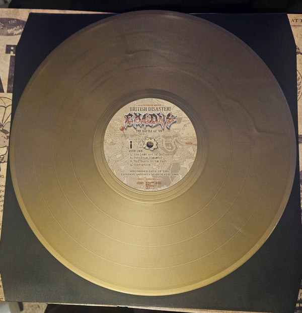 British Disaster! The Battle Of '89 (Live At The Astoria) (GOLD VINYL) | Mint (M) Mint (M) - METAL *NEW/COLOR*
