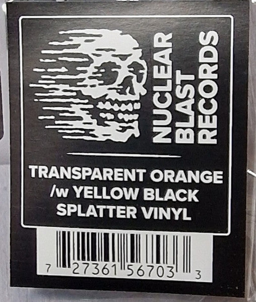Repentless (TRANSPARENT ORANGE + YELLOW & BLACK SPLATTER) | Mint (M) Mint (M) - METAL *NEW/COLOR*