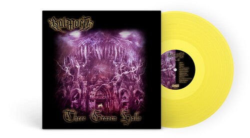 Balmora - (PRESALE 6/26/26) These Graven Halls (CLEAR YELLOW VINYL) | Mint (M) Mint (M) - METAL *NEW/COLOR*